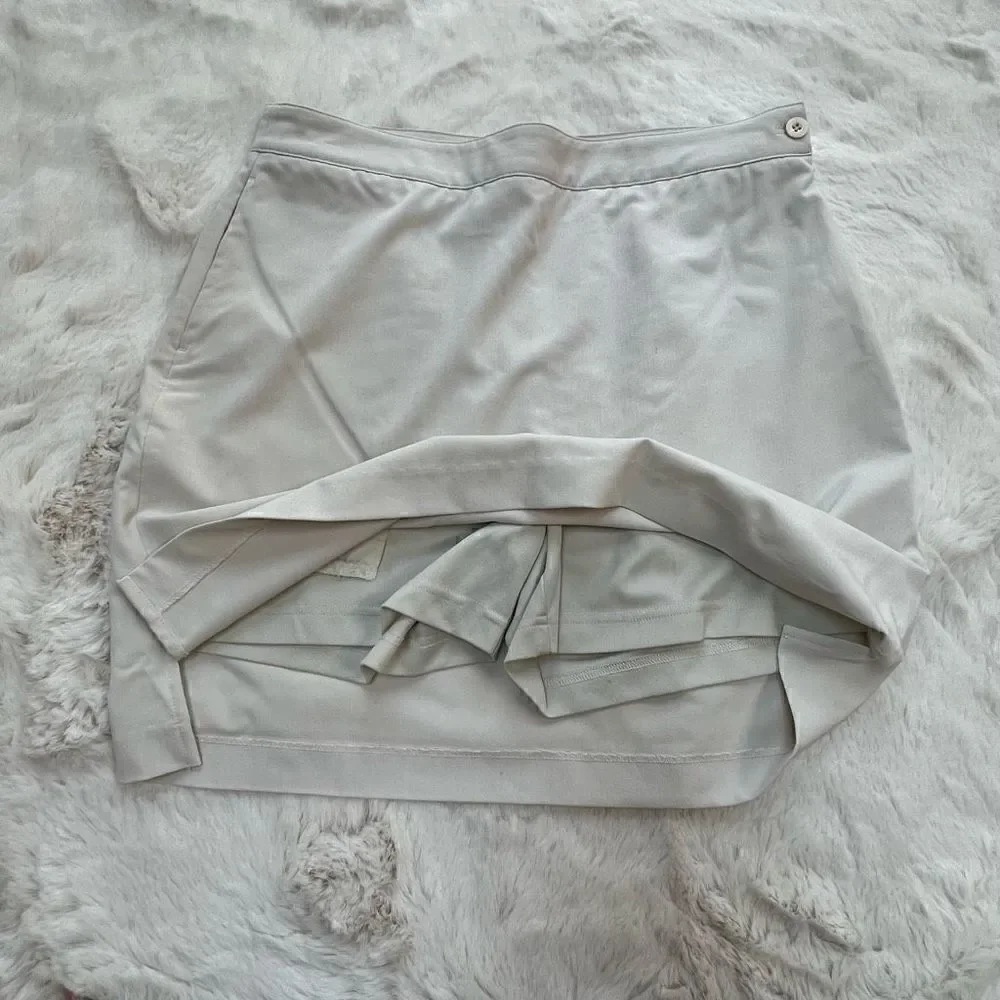 EP Pro Golf Skort Skirt w Built in Shorts Athletic Khaki Women’s size 10